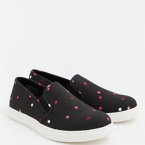 Torrid Polka Dot Slip on Shoes Brand New With Tags